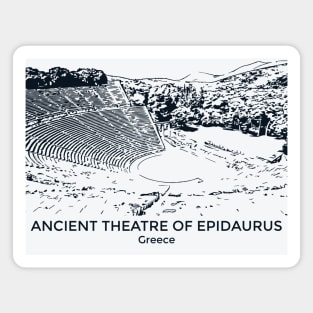 Ancient Theatre of Epidaurus - Greece Magnet